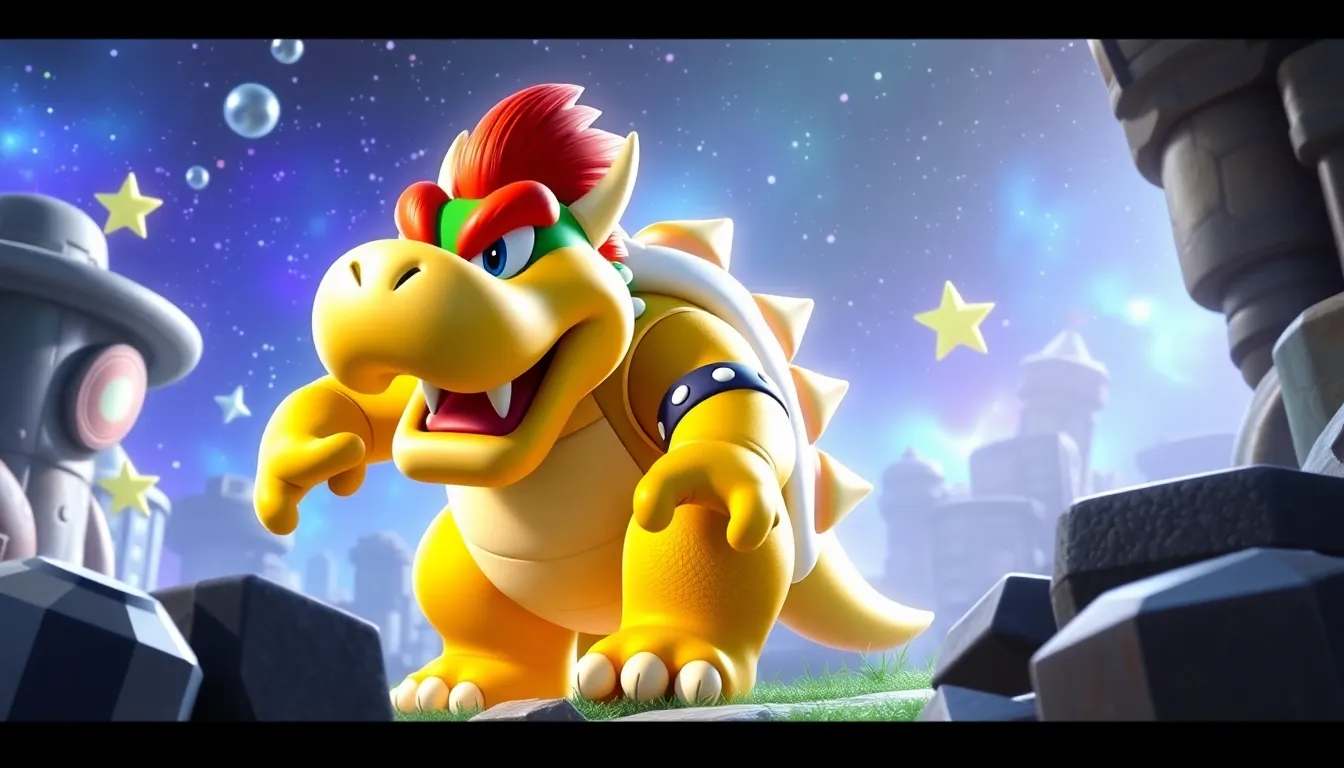 Il livello di Bowser Jr. in Super Mario Galaxy - Il Film è stato creato in Super Mario Maker 2